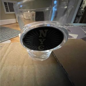 12 nyc shot glasses sold as a set all 12 for 24 dollars